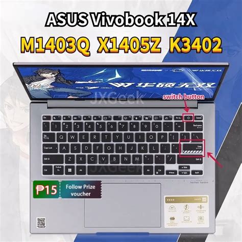 ASUS Vivobook 14 14X OLED Keyboard Cover M1403Q M1402 X1405 X1402Z ...