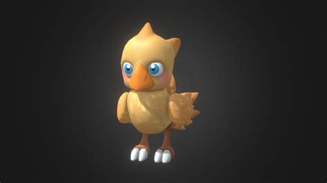 Chibi Chocobo 3d Model By Laru3d Laru3d 9eac77a Sketchfab