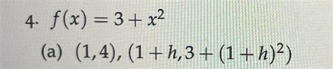 Solved In Problems Find The Slope Msec Of The Secant Chegg