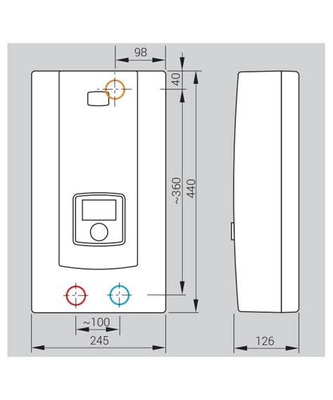 Focus LCD 27 KW Elektrische Doorstromer Voor Tapwater Kopen