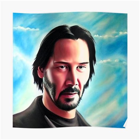 "Keanu Reeves" Poster for Sale by KeanuArt | Redbubble