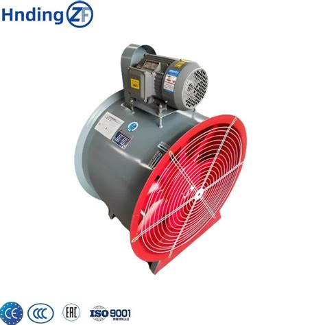 380V 3 Phase Explosion Proof Diagonal Mixed Axial Fan Ventilation Duct