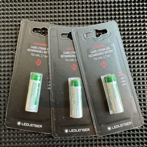 แบตเตอร LedLenser Li ion 14500 750mAh 3 7Volt Shopee Thailand