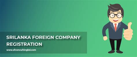 sri lanka foreign company registration fees service process