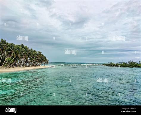 Surfing Island In Surigao Del Norte In The Philippines Stock Photo Alamy