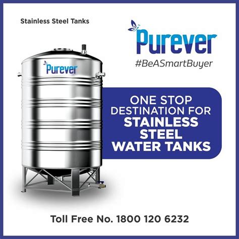 Purever Water Tanks Are Made Of High Grade Stainless Steel That Has The