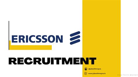 Ericsson Is Hiring Application Support Engineer Apply Now