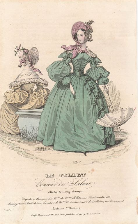 Le Follet Victorian Fashion Vintage Fashion Tala Fashion Plates