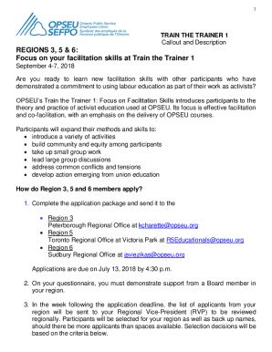 Fillable Online Fillable Online Train The Trainer Callout And