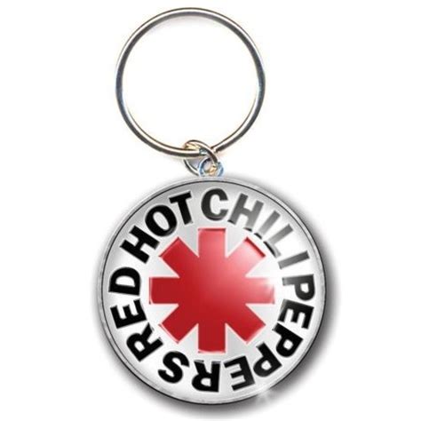 Official Red Hot Chili Peppers Asterisk Key Ring GigGear