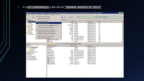 Creación de imagen iso y usb booteable PPT