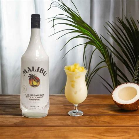 Malibu Ron Caribeño con Licor de Coco Botella de 1 L Licor cerveza y