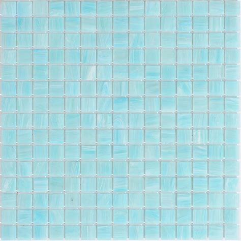 12x12 Light Opal Green Glossy Glass Mosaic Tile Light Opal Green