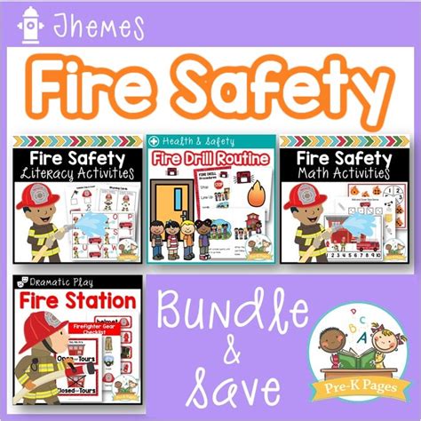 The Fire Drill Song And Printable Pre K Pages