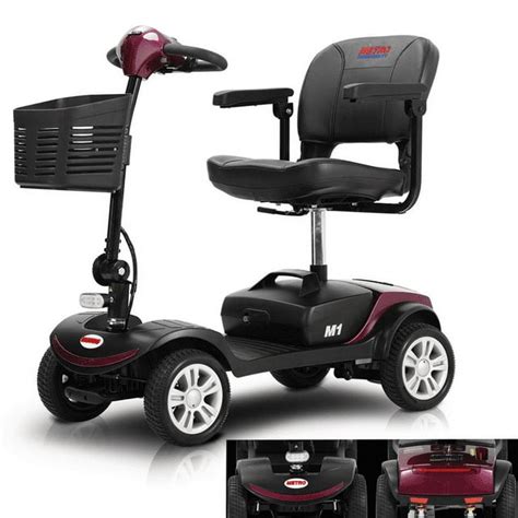 Longe Range Powered Mobility Scooters for Seniors with Head Light ...