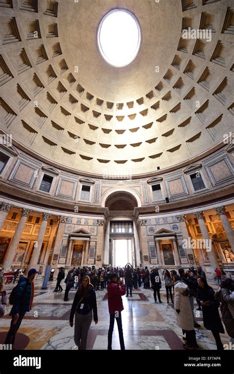 Inside the Pantheon Rome Italy Stock Photo - Alamy