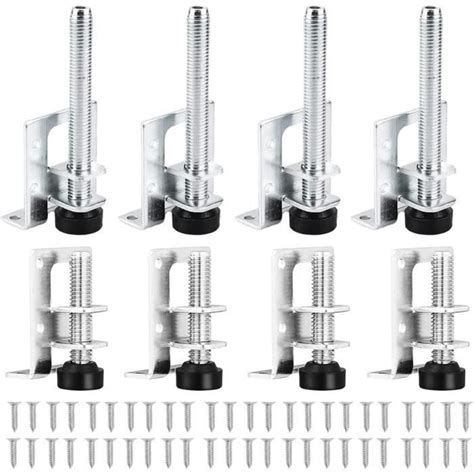 8 Pièces Pieds de Nivellement Robustes Réglables Pieds de Nivellement