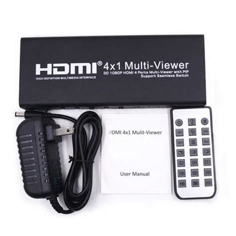 Kebidu 1080P 3D 4X1 Hdmi Multi Viewer Hdmi Quad Sc Grandado