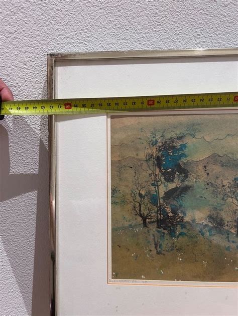 Original Sandra Muller Hill Aquarelle 1980 Signiert Kaufen Auf Ricardo