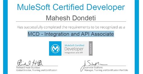 Eai Solutions By Mahesh How To Become Mulesoft Certified Developer Integration And Api