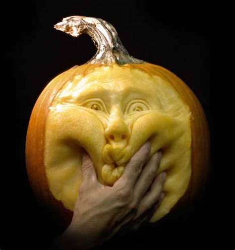 Detailed Pumpkin Carving Halloween Pinterest