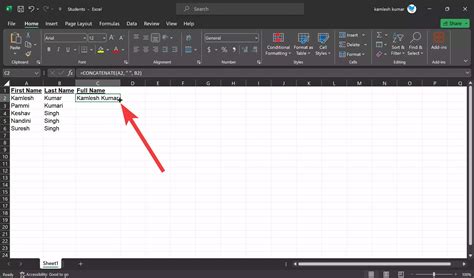 How To Combine First And Last Names In Microsoft Excel Gear Up Windows