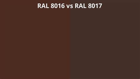 Ral 8016 Vs 8017 Ral Colour Chart Uk