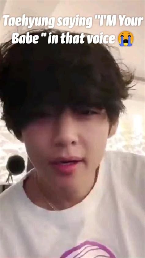 Taehyung Saying I M Your Babe In That Voice In Feel Good Videos Taehyung Student Jokes