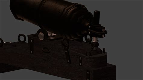 3D carronade cannon - TurboSquid 1364969