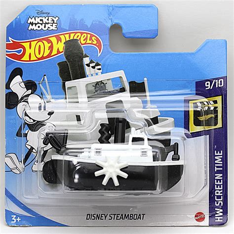 Hot Wheels Disney Steamboat Willie Barco Mickey Desenho Animado Walt Disney 1928 Lacrado