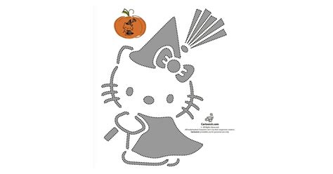 Hello Kitty Halloween Pumpkin Carving Stencils Popsugar Smart