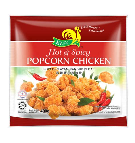 KLFC Hot Spicy Popcorn Chicken 400g Lazada