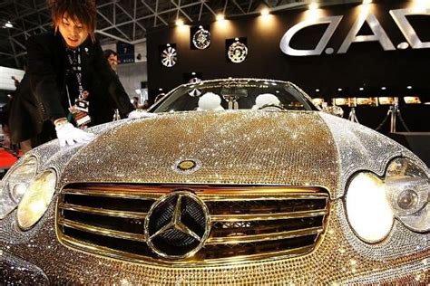 Mercedes Benz Sl Luxury Crystal Benz Covered By Swarovski