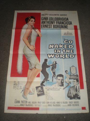 Go Naked In The World Original Folded Poster Gina