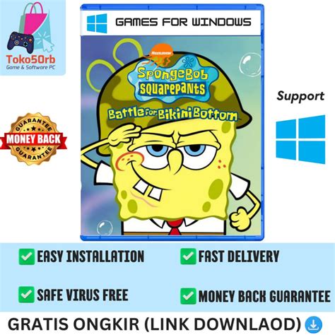 Jual SpongeBob SquarePants Battle For Bikini Bottom Game For Windows Full Version Shopee