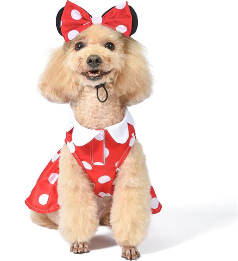 Disney For Pets Disfraz De Halloween De Minnie Mouse Para Perros