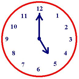 online analog clock - Clip Art Library