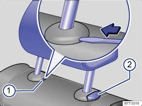Volkswagen Passat Variant Betriebsanleitung Kopfst Tze Hinten Aus