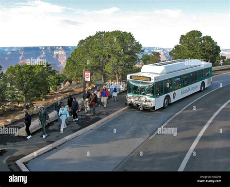 Grand Canyon National Park Shuttle Bus at Hermits Rest Stock Photo - Alamy