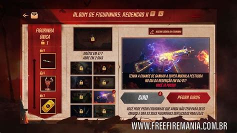 Álbum de Figurinhas do Free Fire Troque e complete