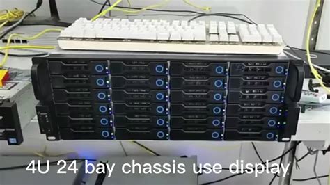 Zhenloong 4u 24 Bay Rackmount Server Case Hard Disk Hot Swap Storage Chassis Sas Sata With 12g
