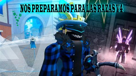 Esperando Las Razas V Blox Fruit Roblox Youtube