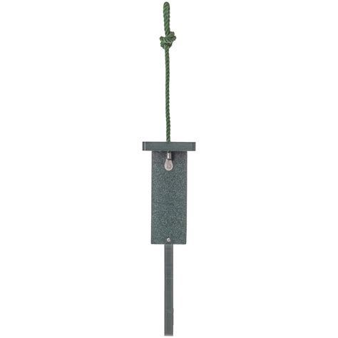 Color Pop Recycled Plastic Tail Prop Suet Feeder Evergreen