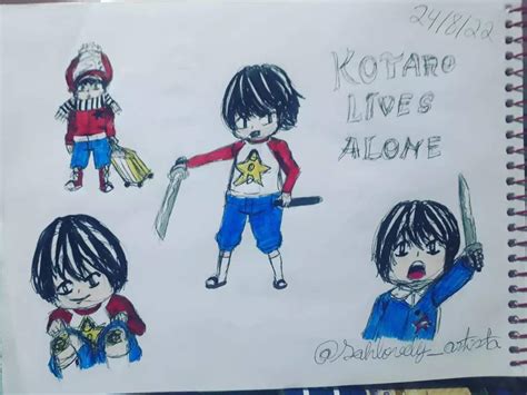 Kotaro Vai Morar Sozinho Desenho De Caneta M Arte Amino