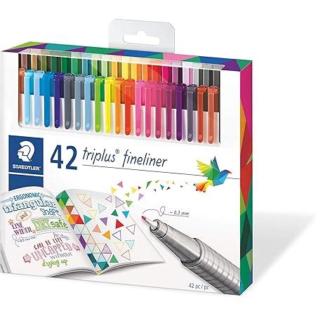 STAEDTLER 334 SB20 Triplus Fineliner Superfine Pen 0 3mm Line Width