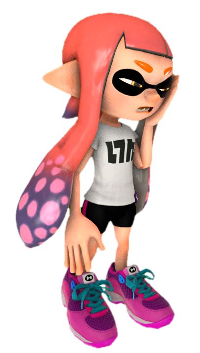 S1 Orange Inkling Girl With A Headache By Transparentjiggly64 On Deviantart