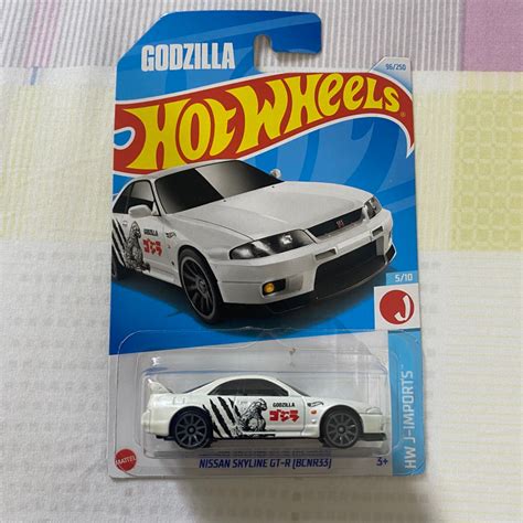 HOT WHEELS NISSAN 風火輪日產天際線 GTR R 哥斯拉日本卡 蝦皮購物