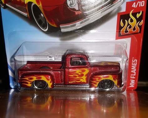 Details About 2018 Hot Wheels Hw Flames 410 49 Ford F1 85365 Hot