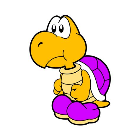 Super Paper Mario Koopa Troopa