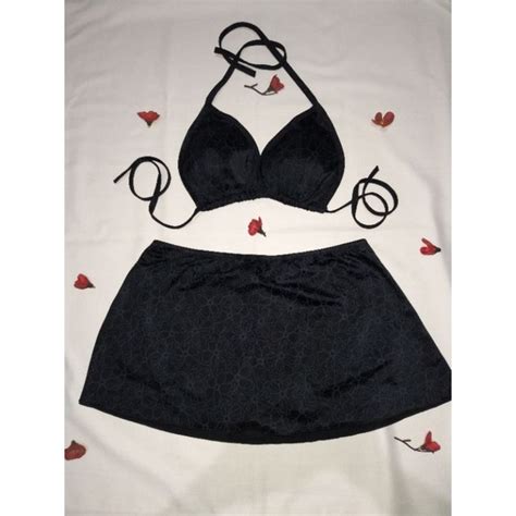 Jual Lisa Bikini High Neck Bikini Motif Bikini Wanita Bikini Bikini Set Wanita Motif Bikini